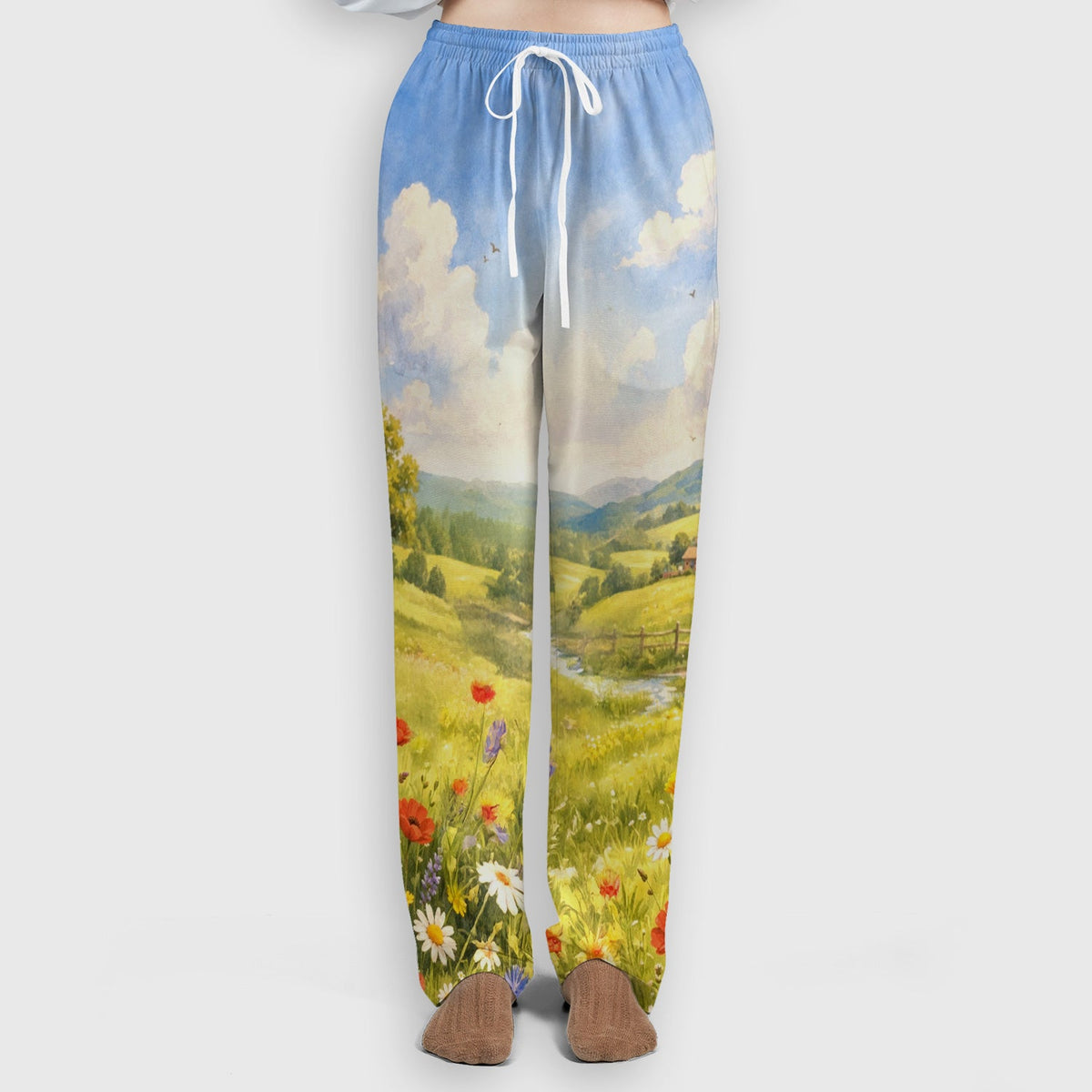Cow Wearing Boots Nurse Scrub Set