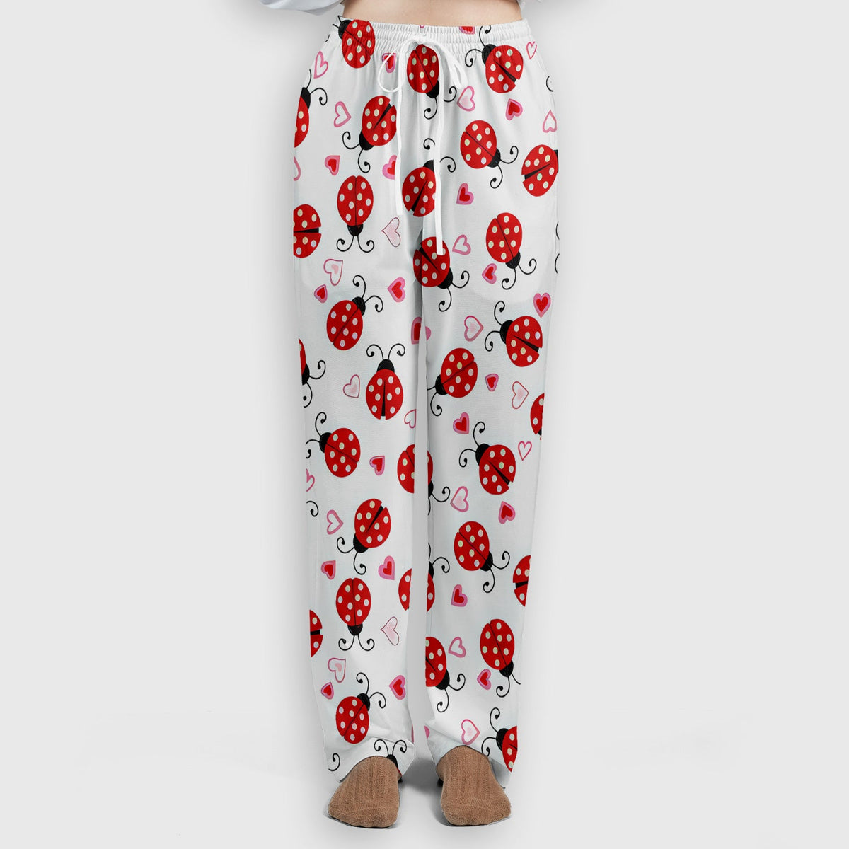Ladybug Heart Love Nurse Scrub Set