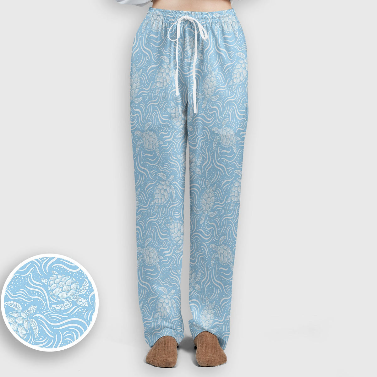 Ocean Sea Turtle Waves Nurse Scrub Set