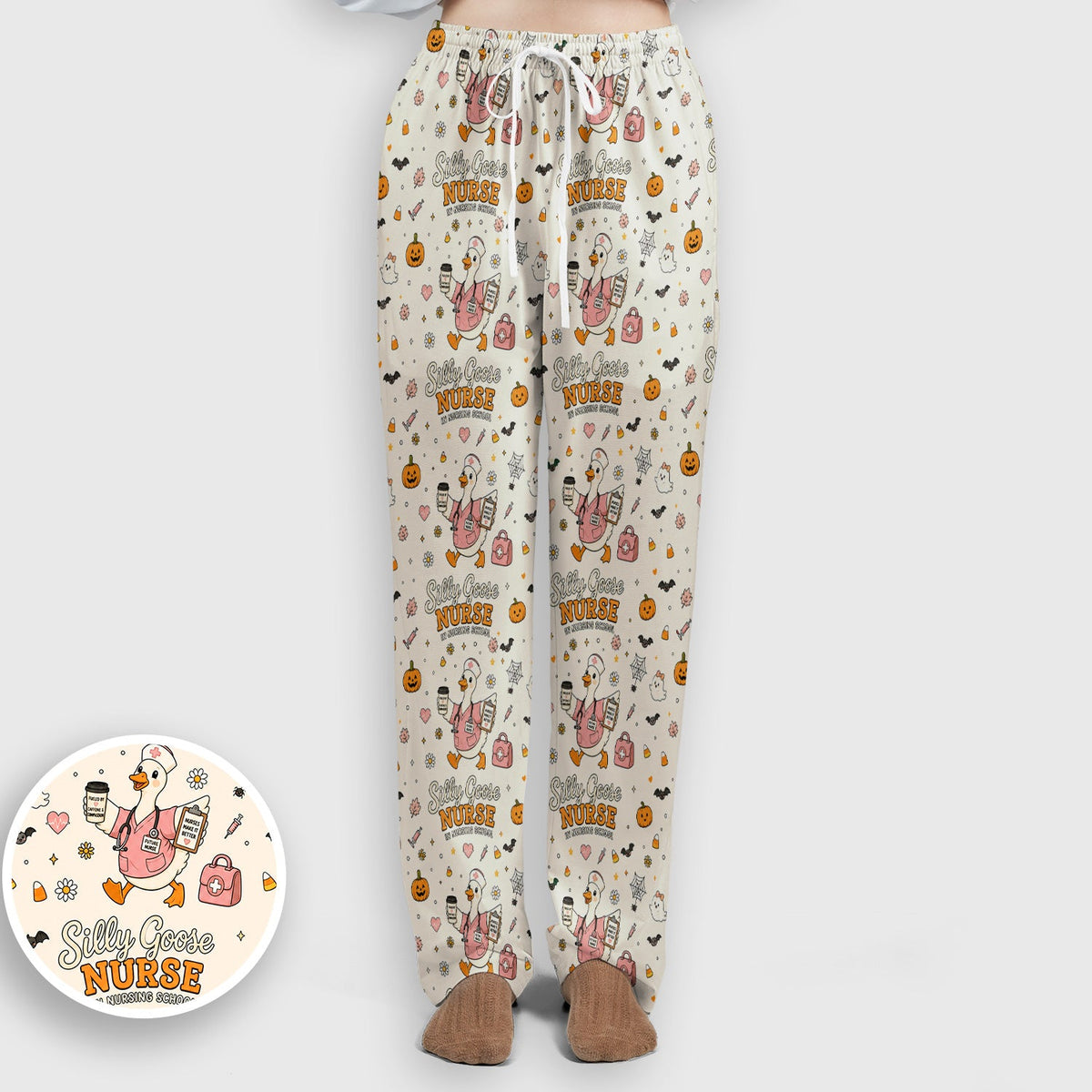 Silly Goose Nurse Scrub Set - Halloween Gift