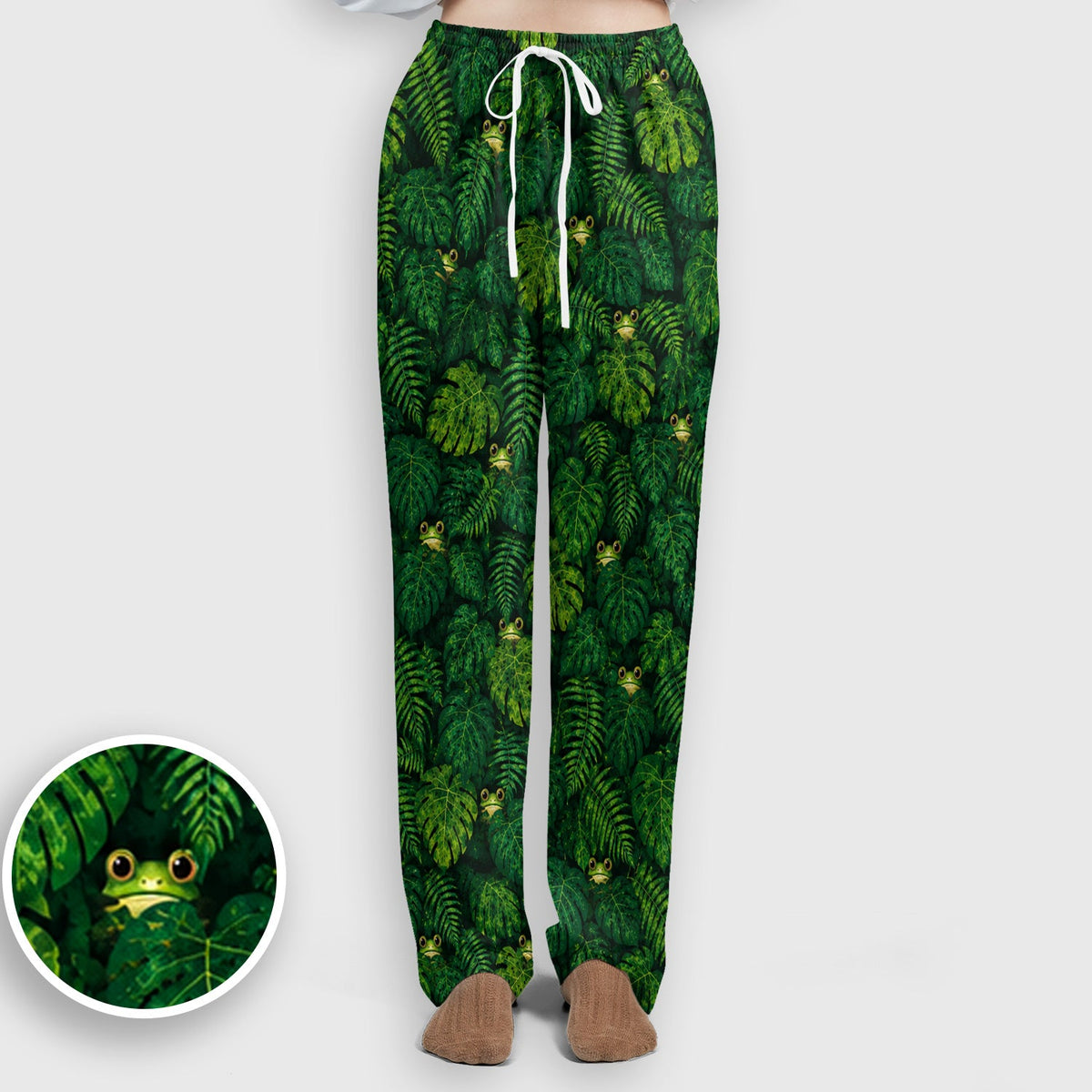 Hidden Frog Jungle Nurse Scrub Set