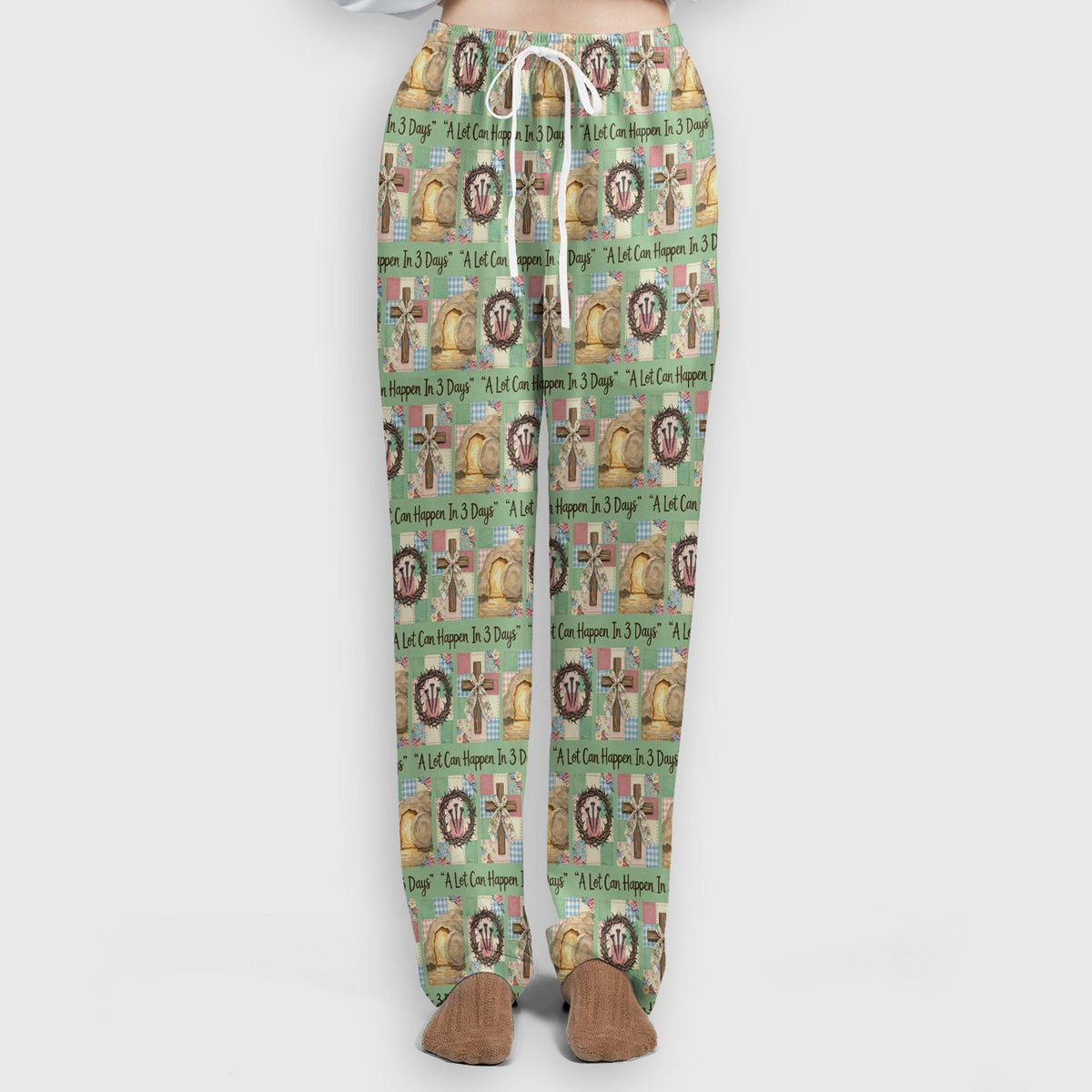 Christian Easter Cross Nurse Scrub Set