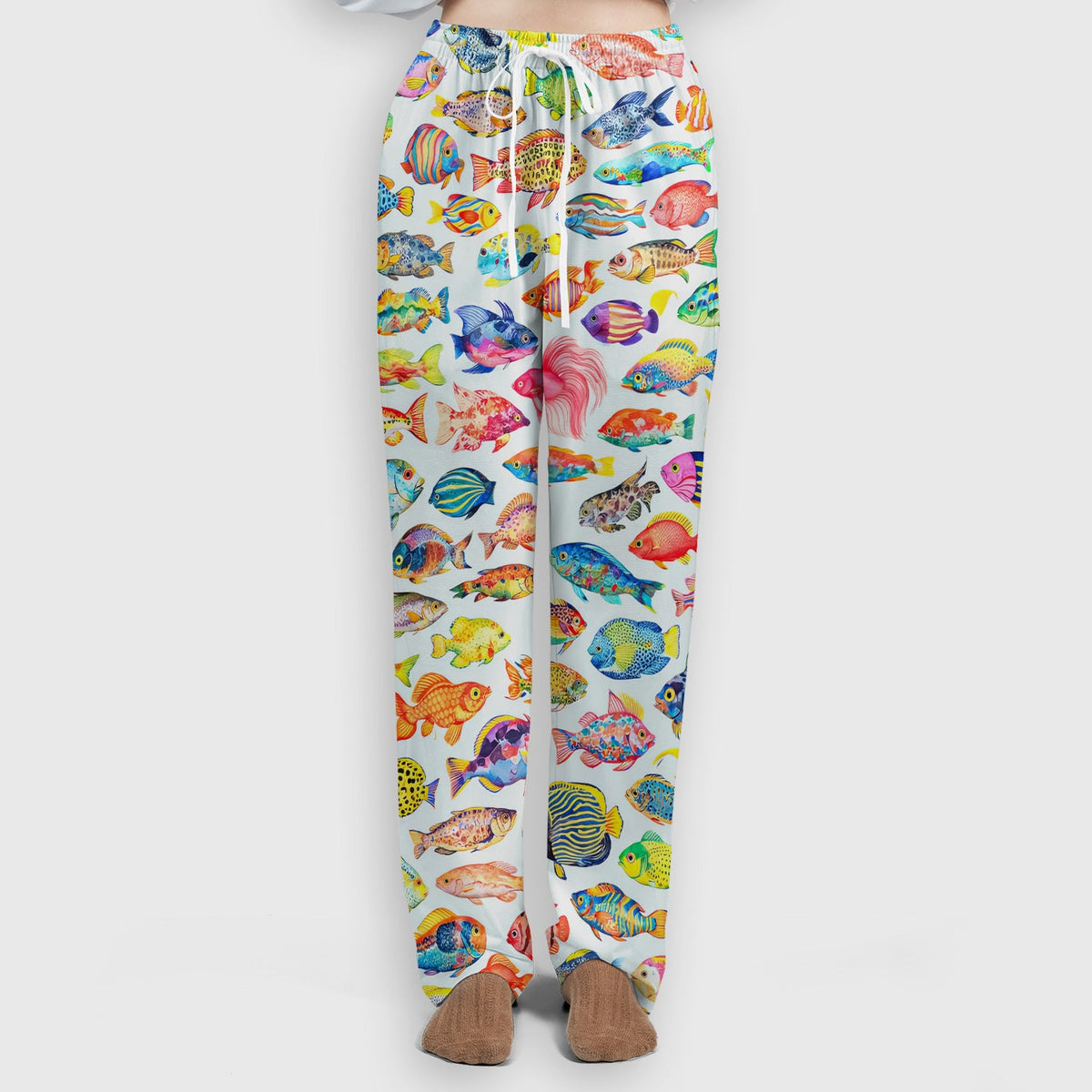 Colorful Tropical Fish Nurse Scrub Set