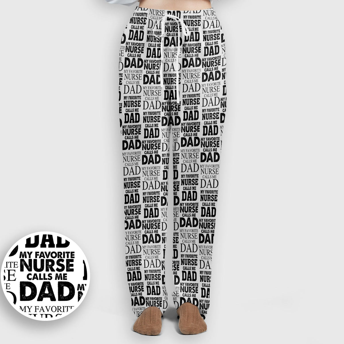 Favorite Nurse Calls Dad Scrub Set