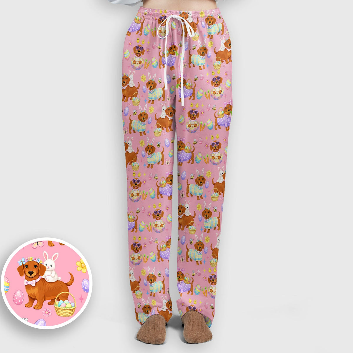 Easter Dachshund Nurse Scrub Set