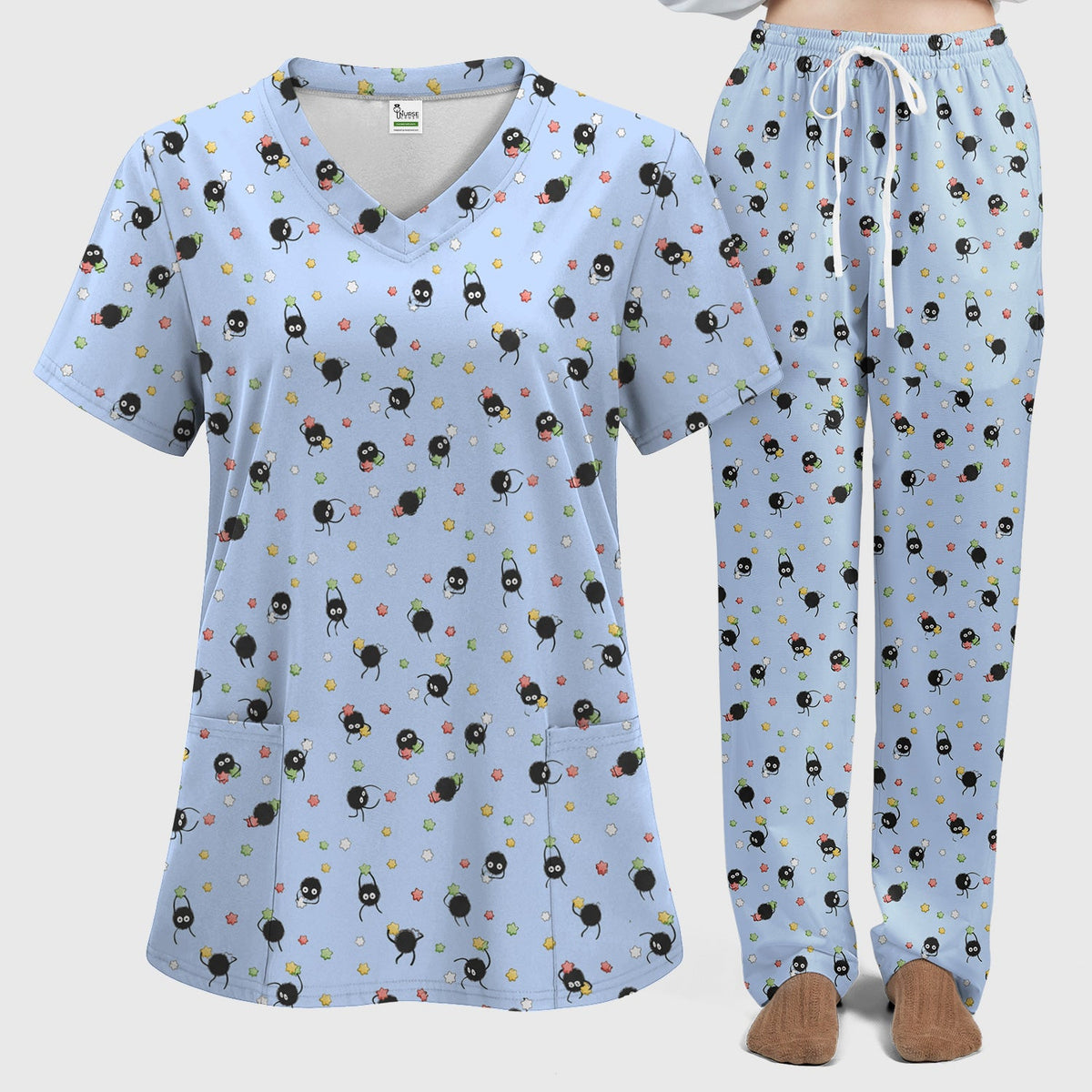 Spider Nurse Scrub Set