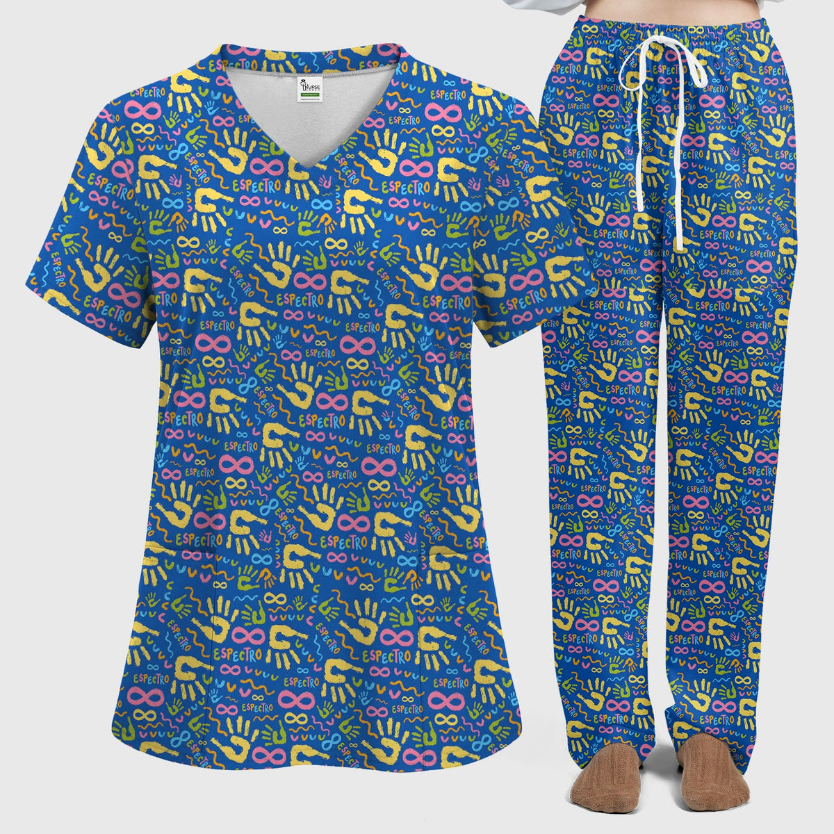 Autism Spectrum Infinity Nurse Scrub Set