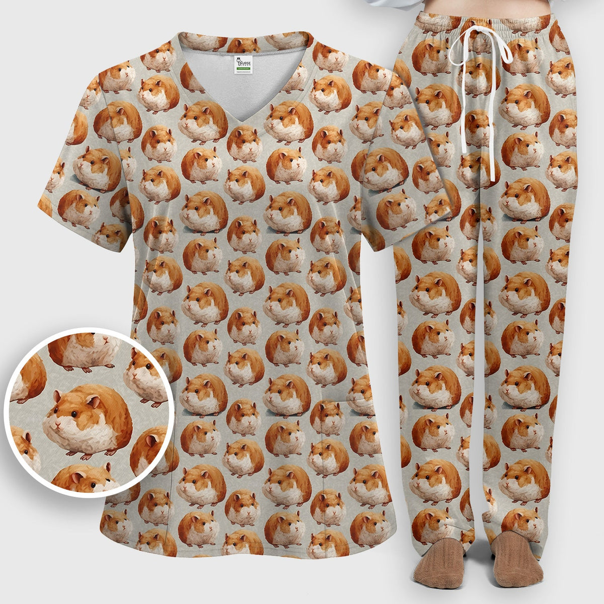 Hamster Nurse Scrub Set