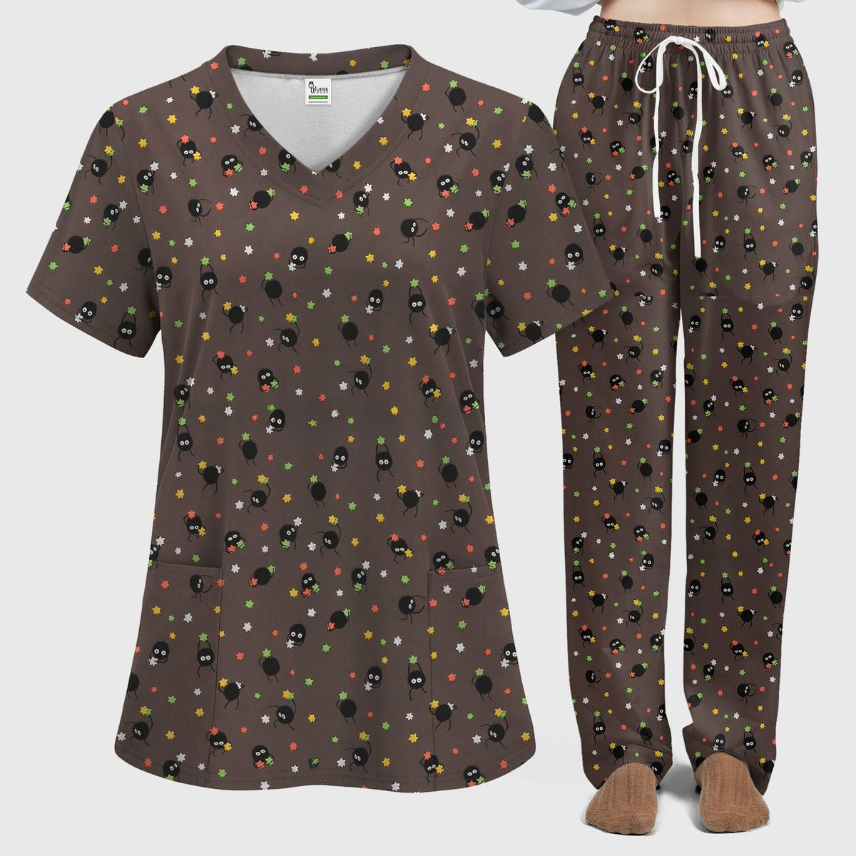 Spider Nurse Scrub Set