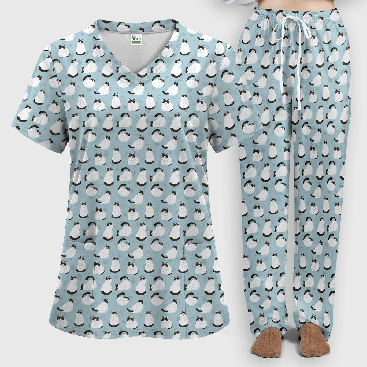 Cat Nurse Scrub Set