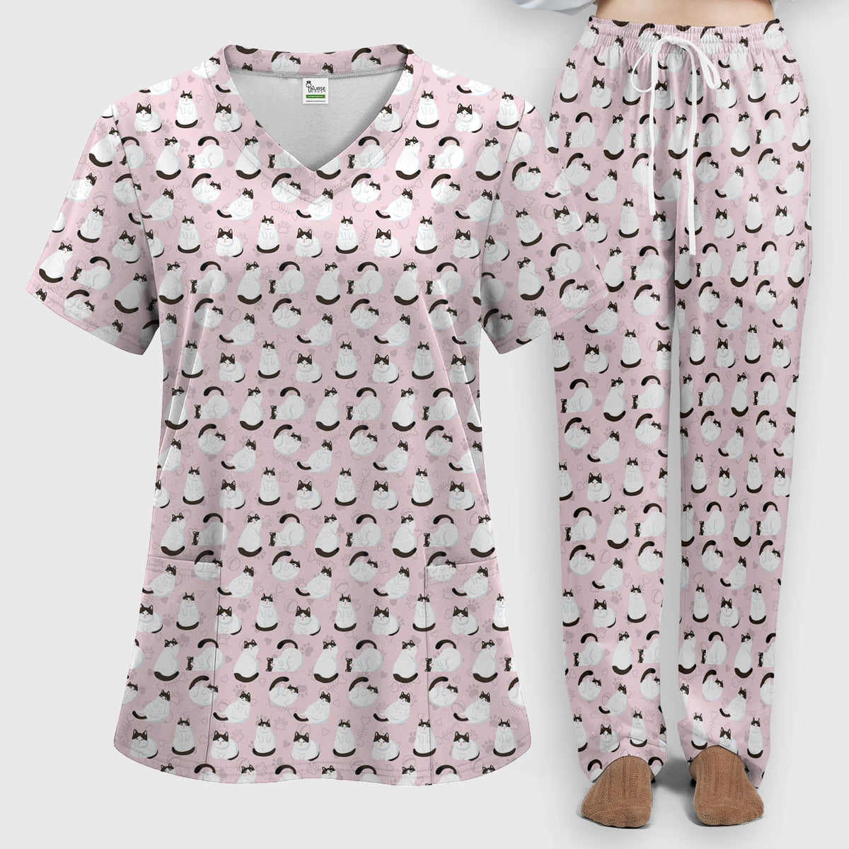 Cat Nurse Scrub Set