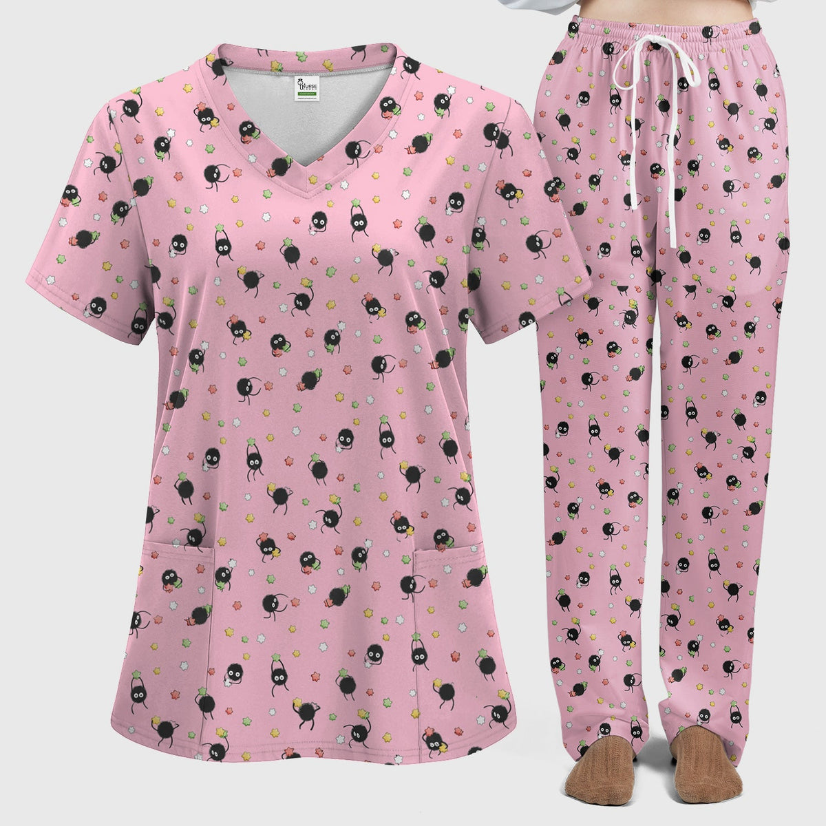 Spider Nurse Scrub Set