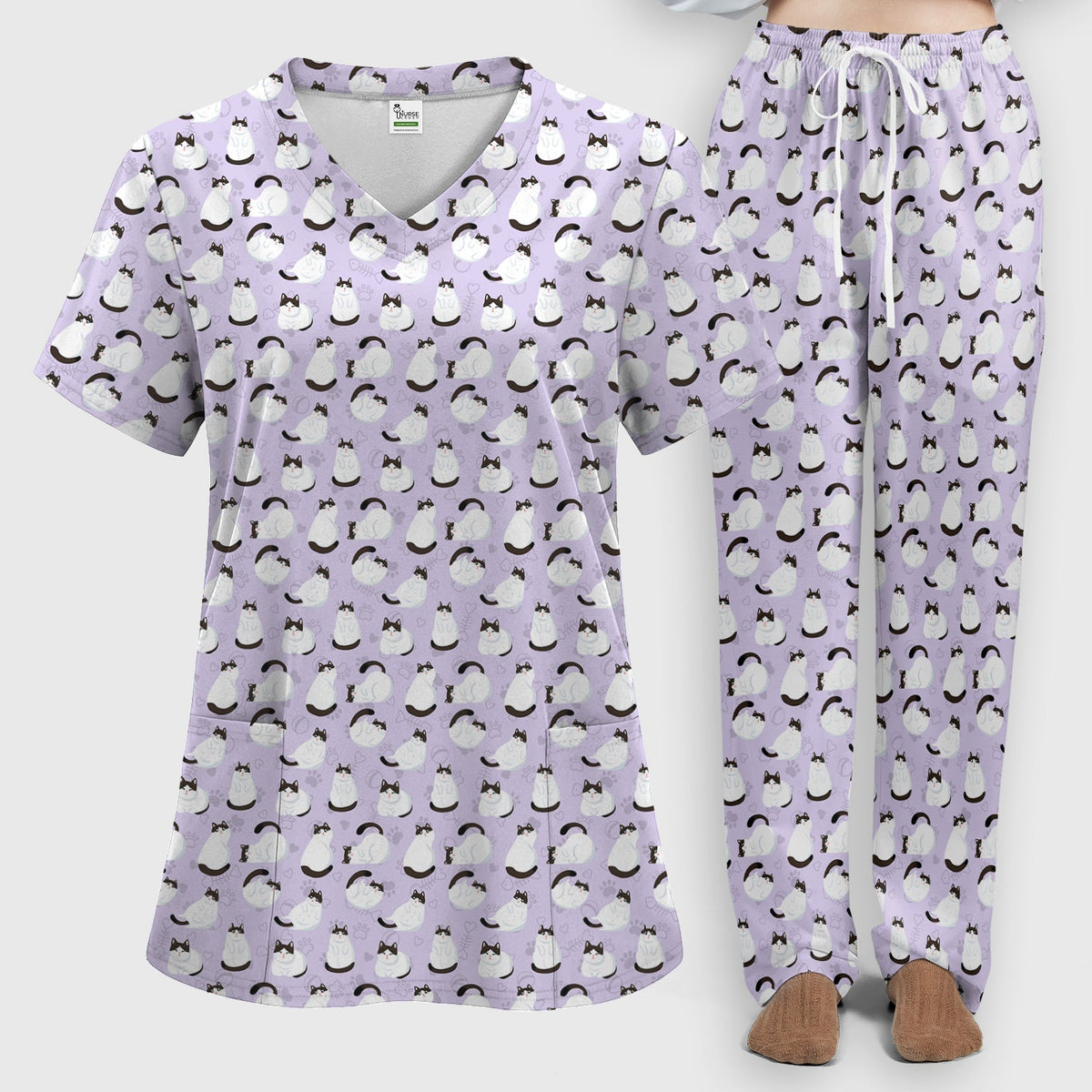 Cat Nurse Scrub Set