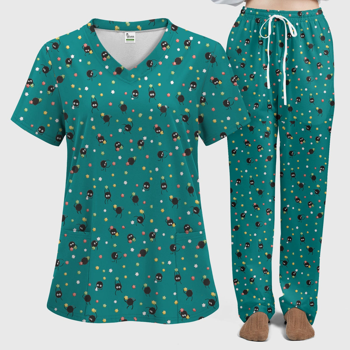 Spider Nurse Scrub Set
