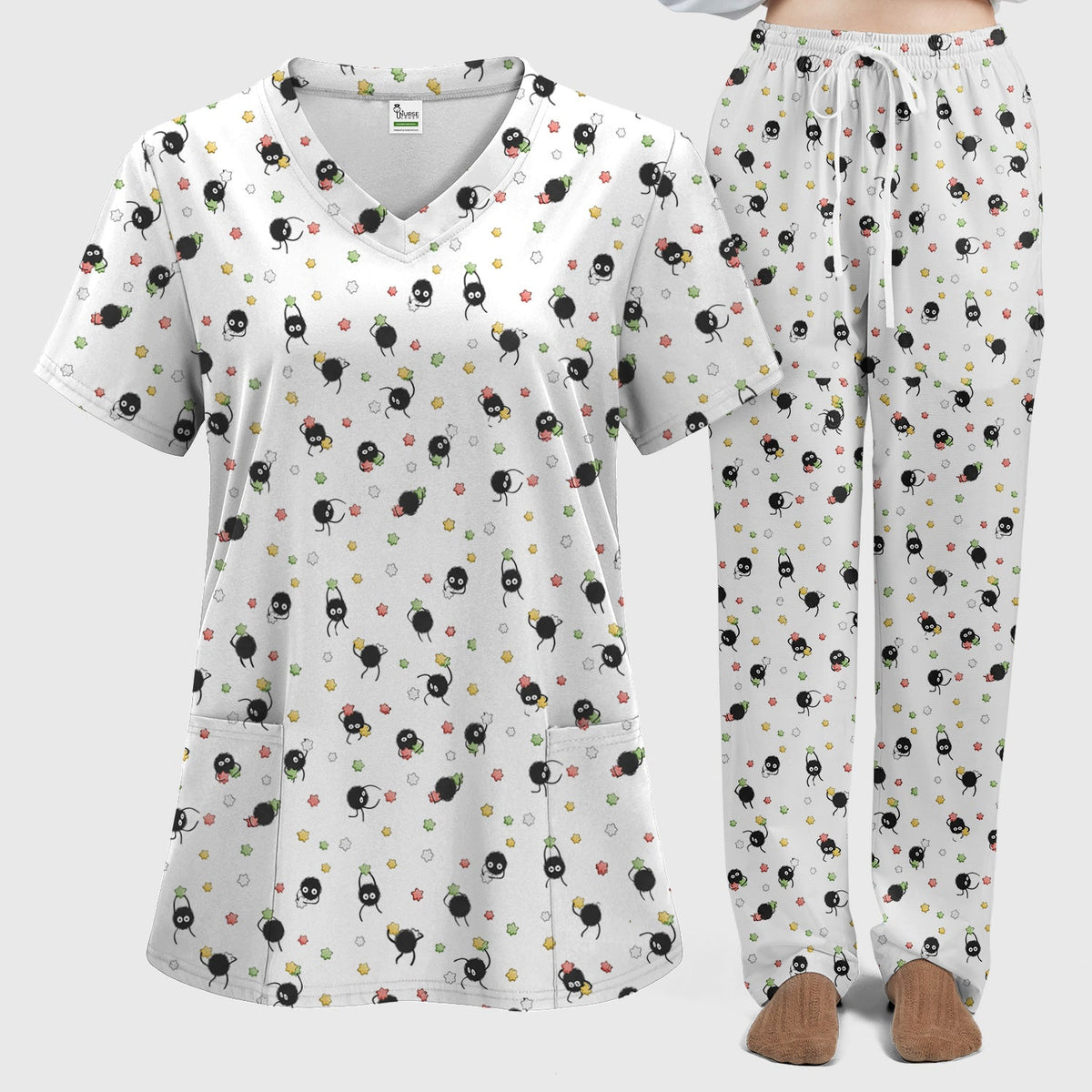 Spider Nurse Scrub Set