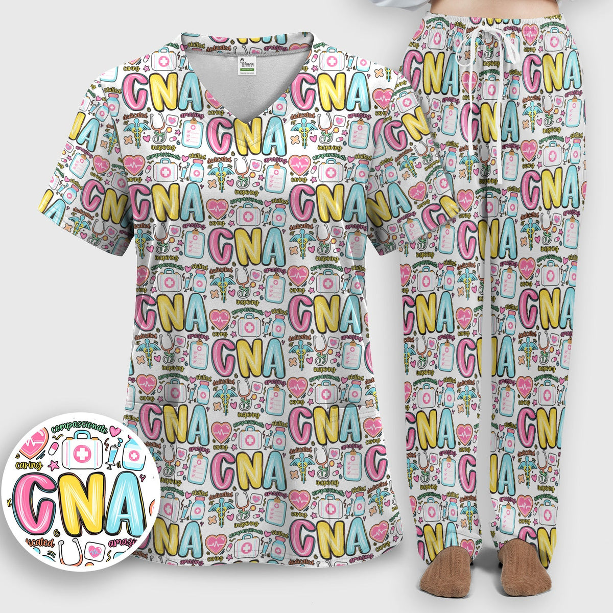 Nurse Appreciation Scrub Set