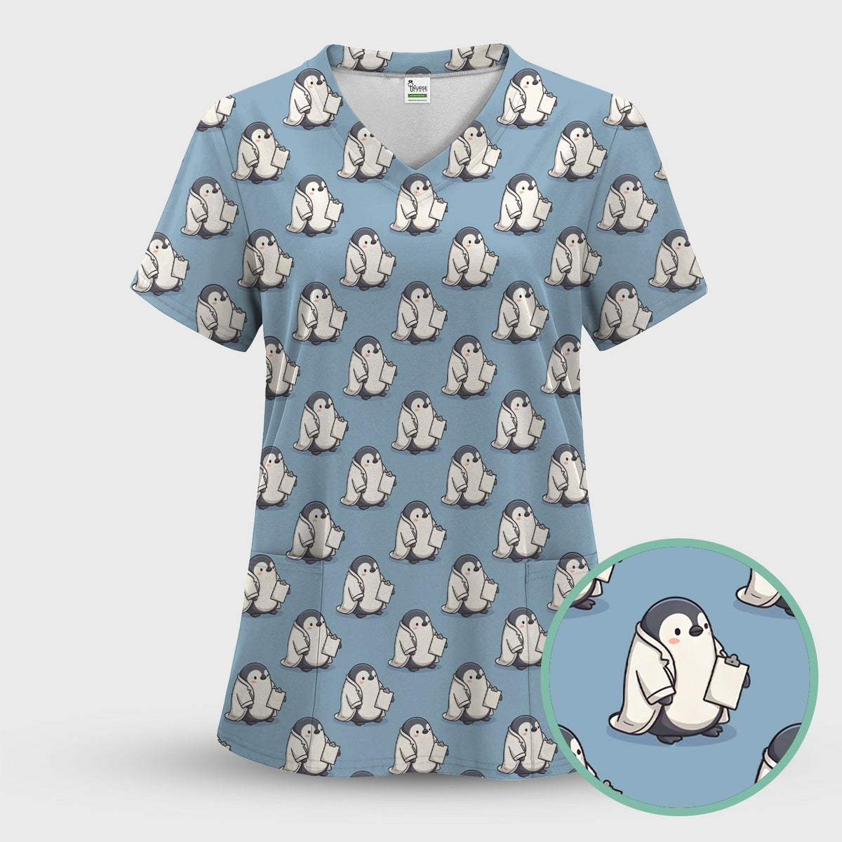 Penguin Medical Nurse Scrub Set