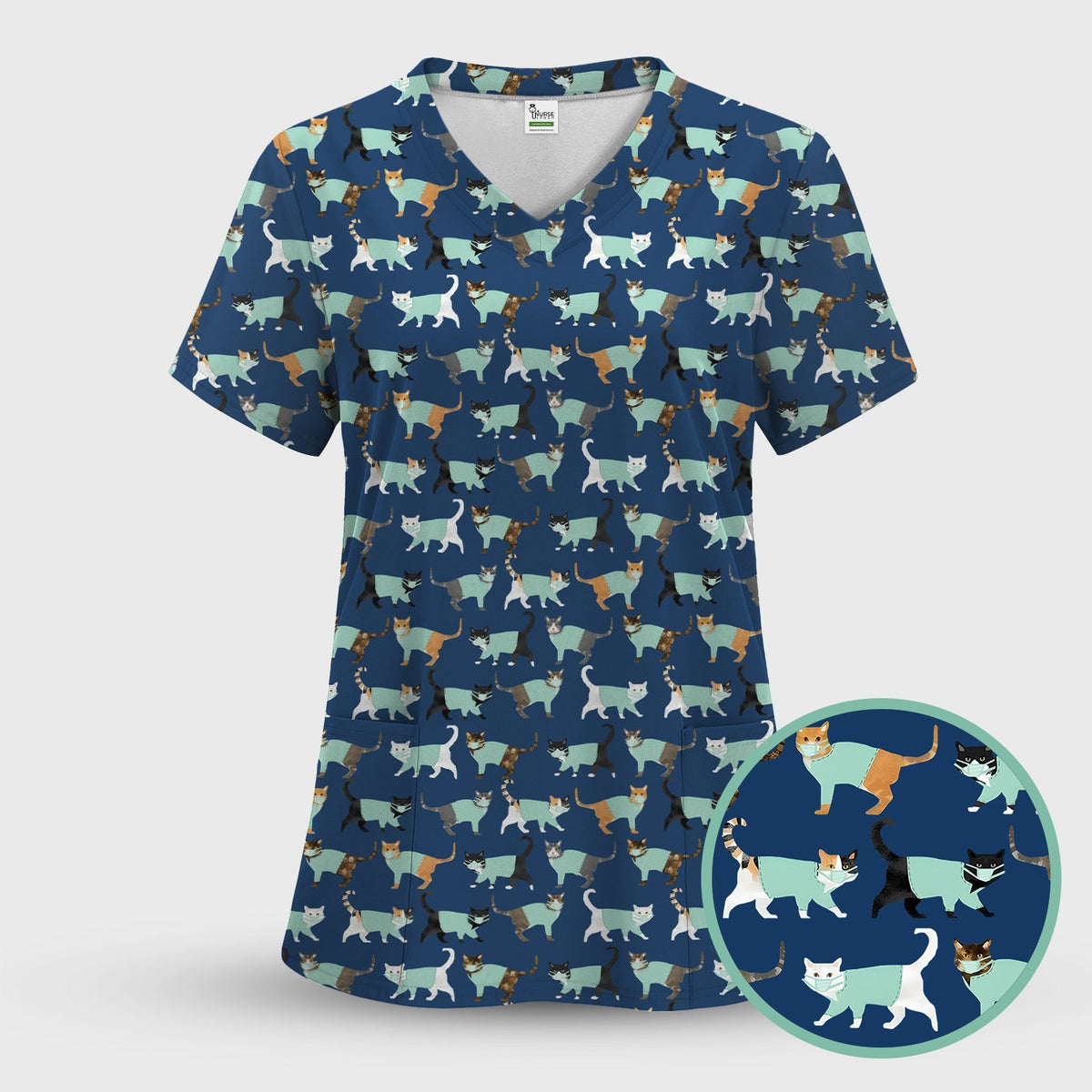 Cat Nurse Scrub Set