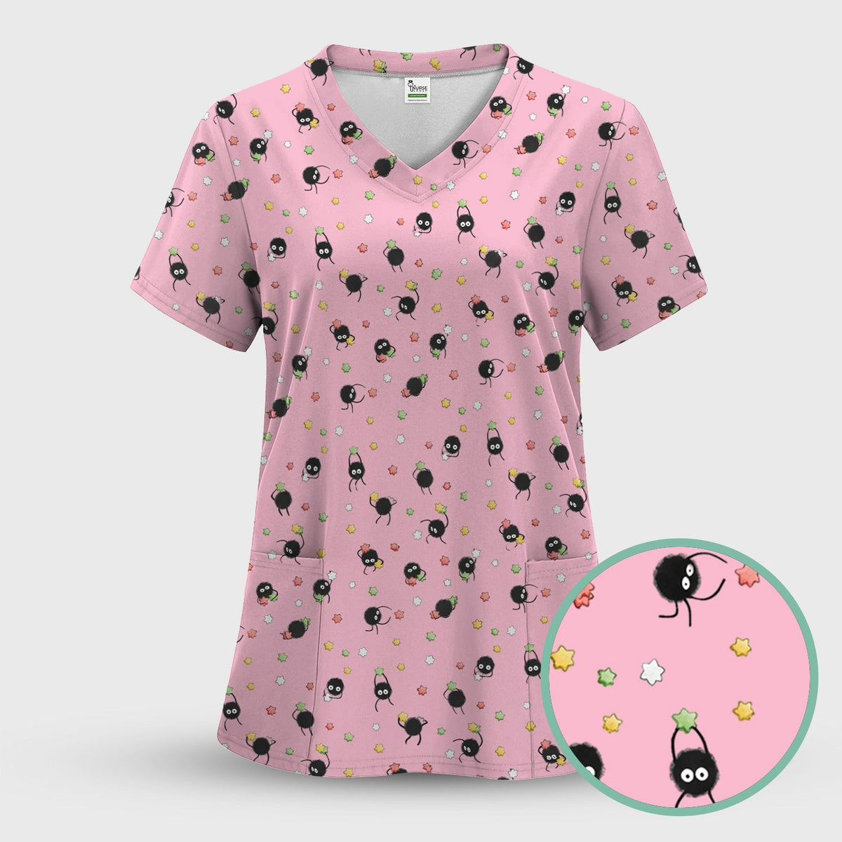 Spider Nurse Scrub Set