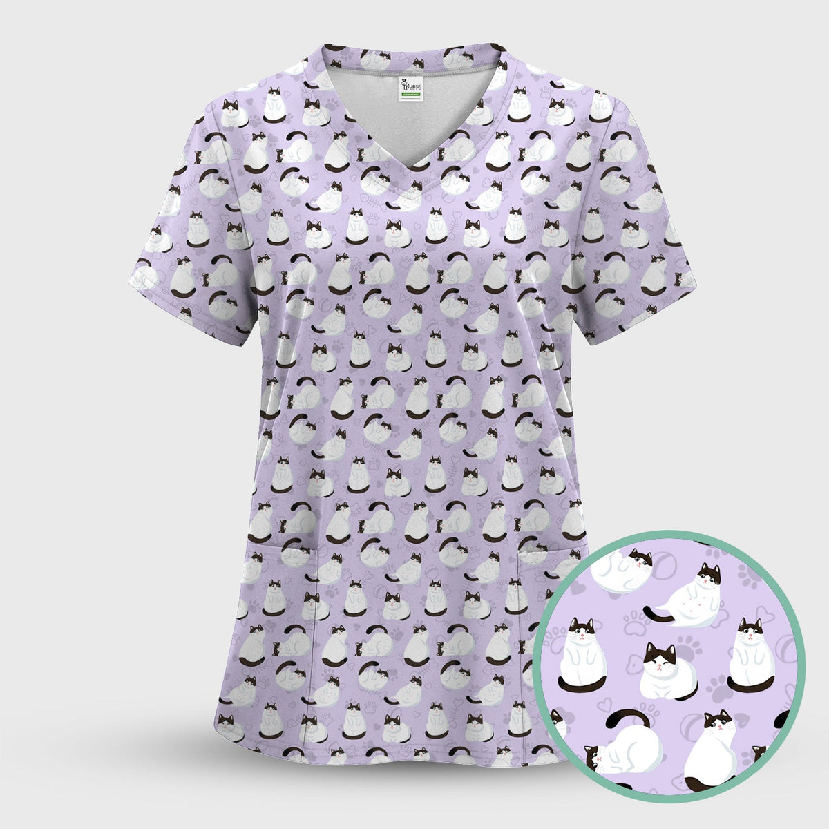 Cat Nurse Scrub Set