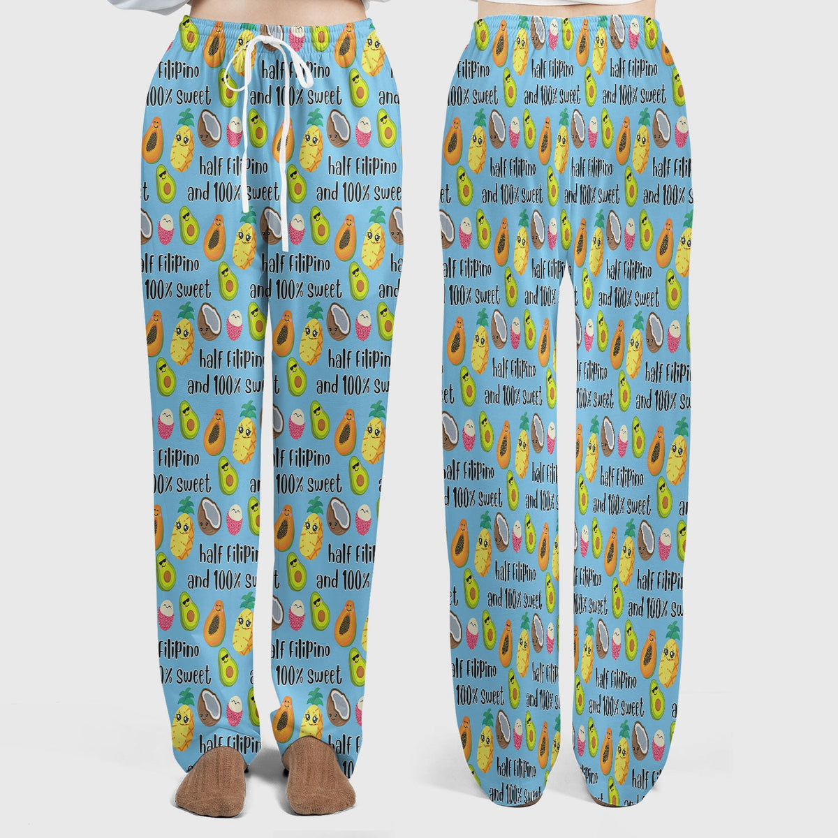 Avocado Fruit Filipino Quote Nurse Scrub Set