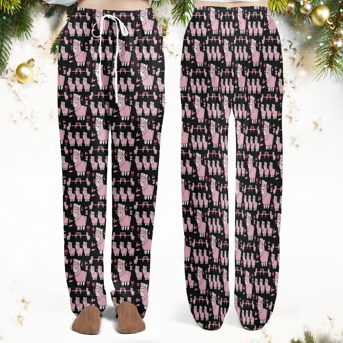 Llama Ain't Got Time For Your Drama Nurse Scrub Set