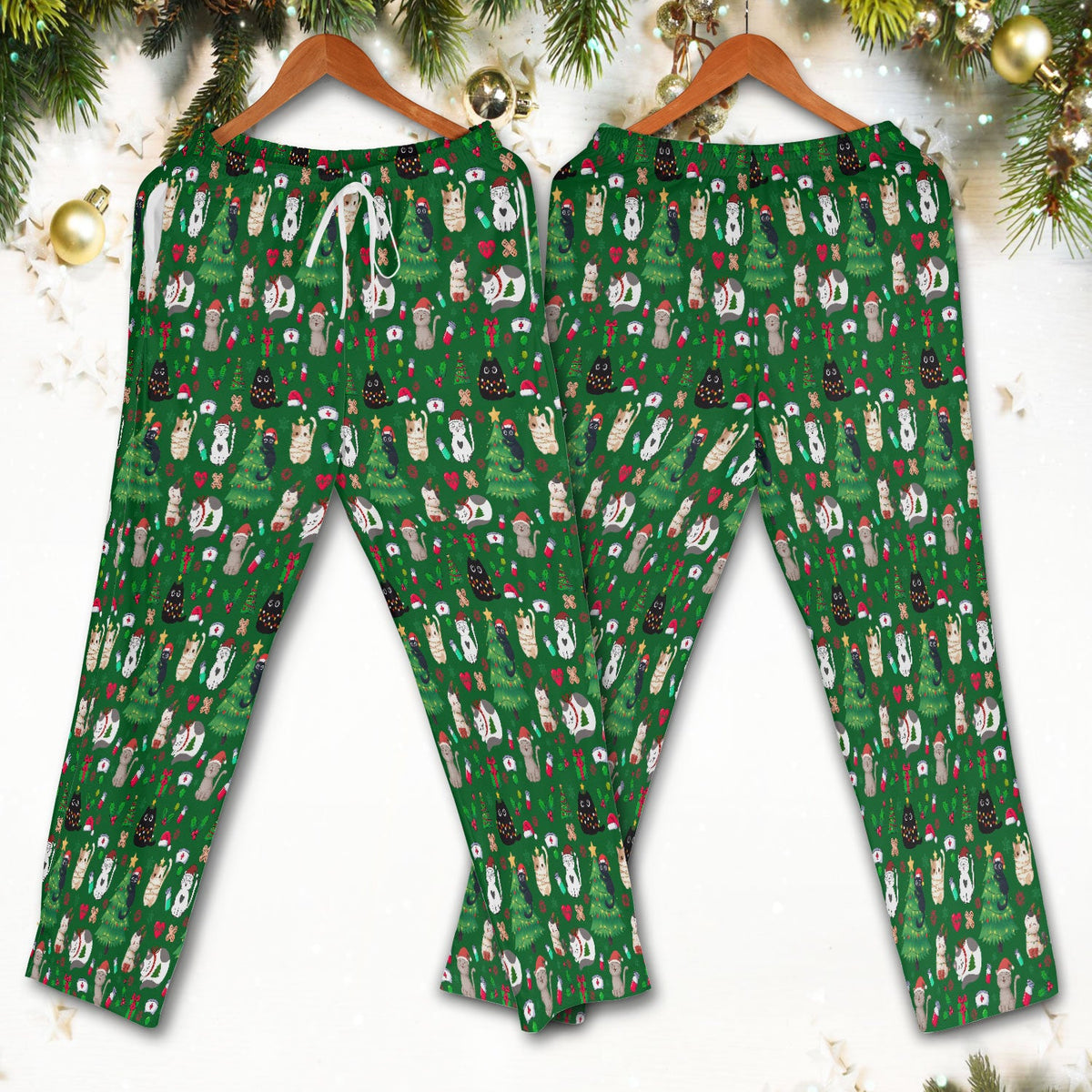 Christmas Pet Nurse Scrub Set