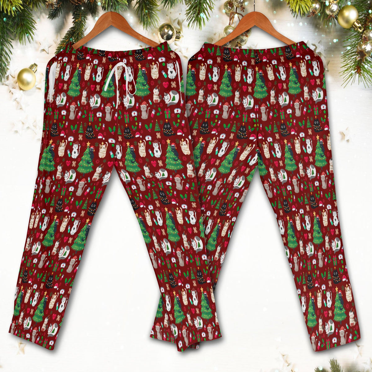 Christmas Pet Nurse Scrub Set