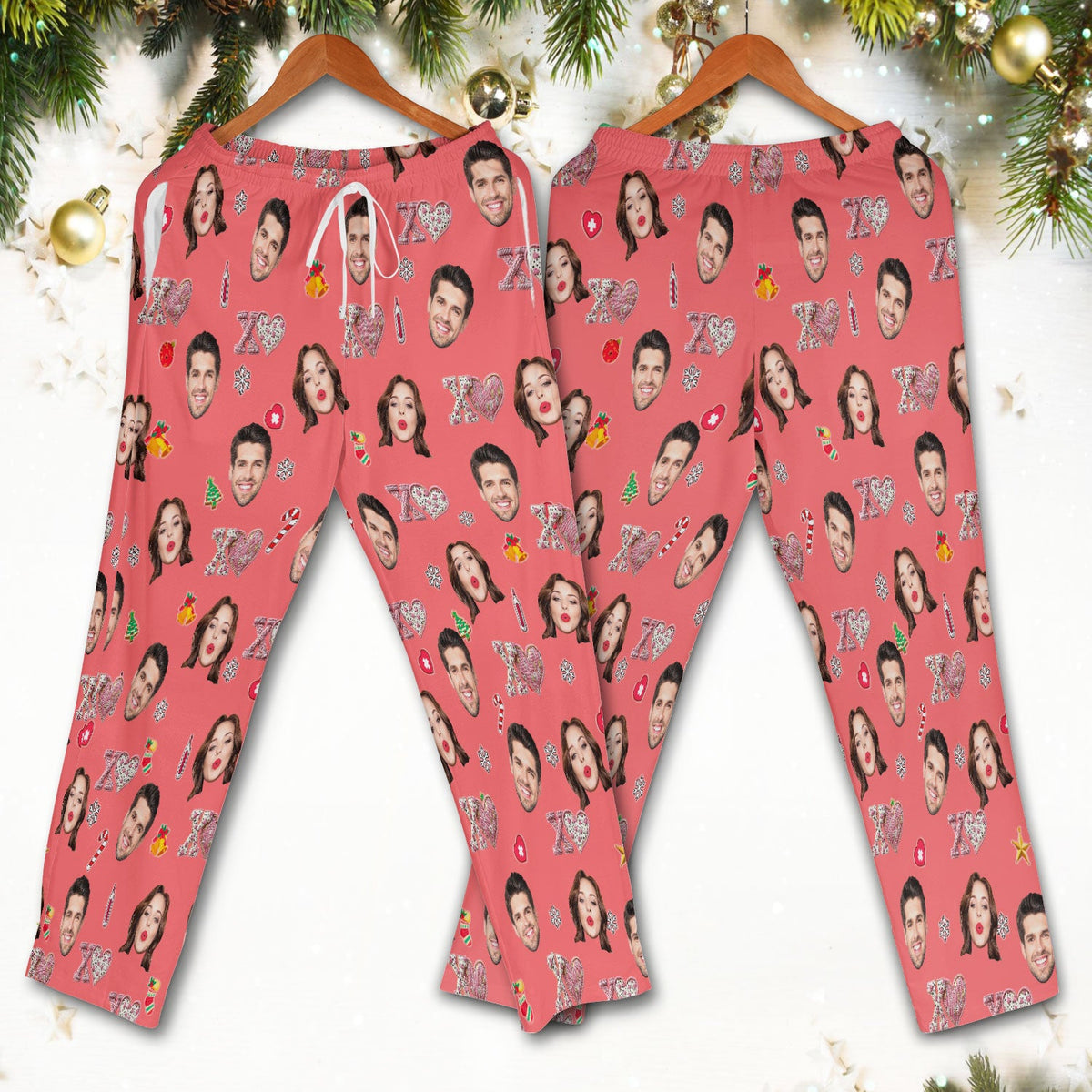Personalized Photo XOXO Nurse Scrub Set