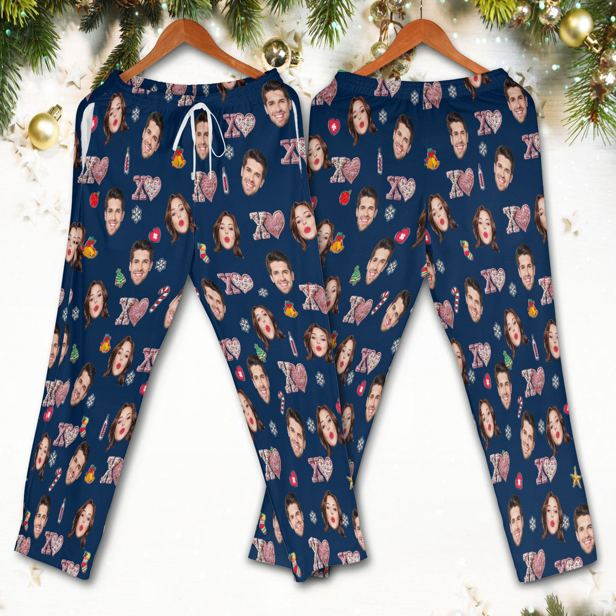 Personalized Photo XOXO Nurse Scrub Set