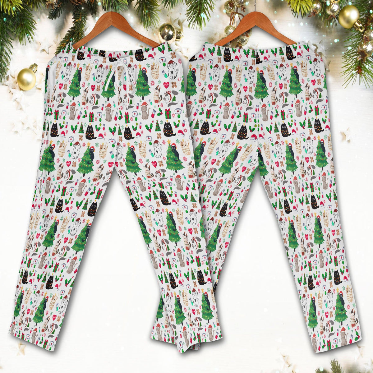 Christmas Pet Nurse Scrub Set