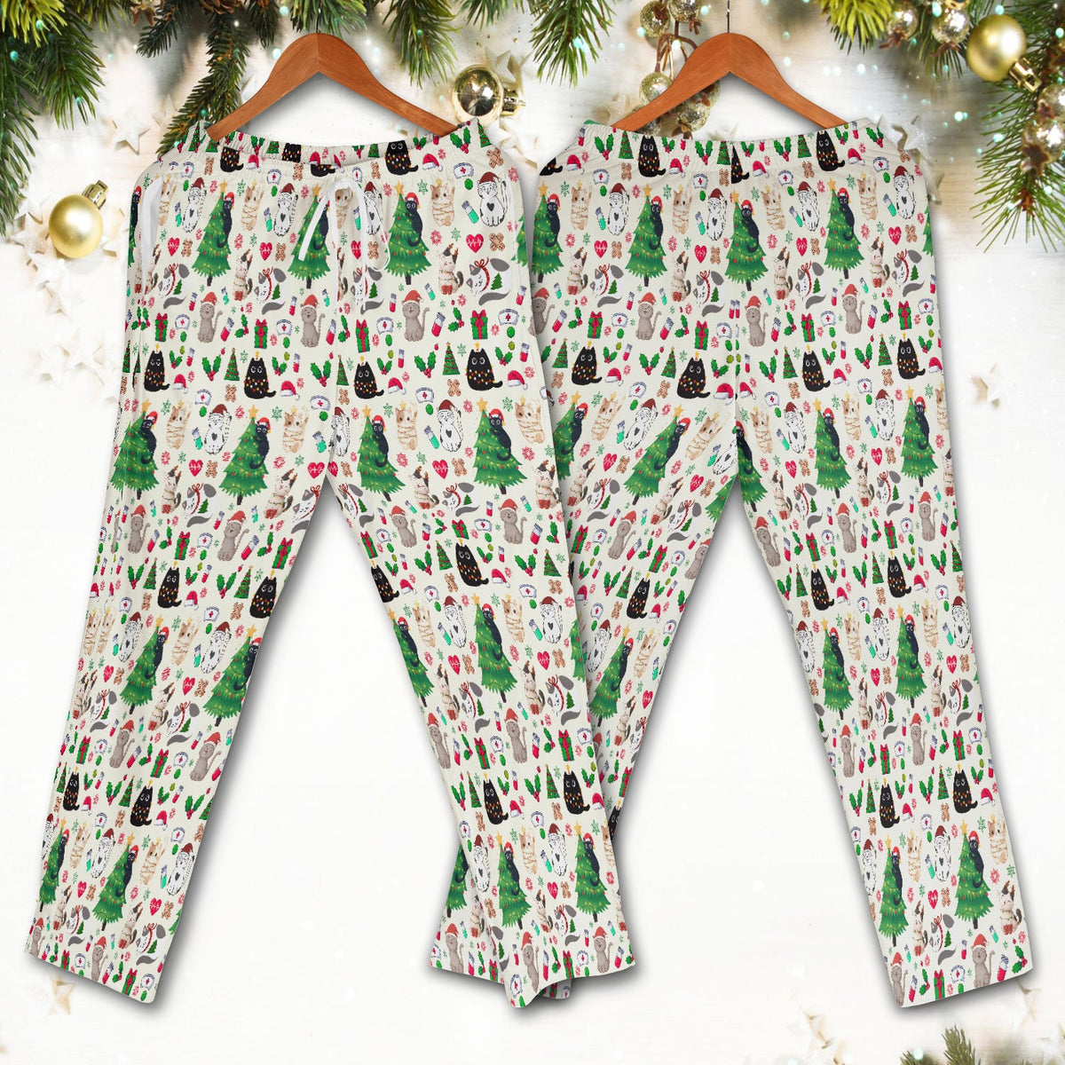 Christmas Pet Nurse Scrub Set