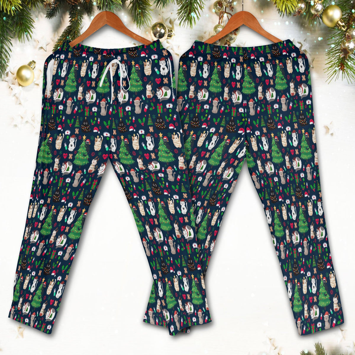 Christmas Pet Nurse Scrub Set