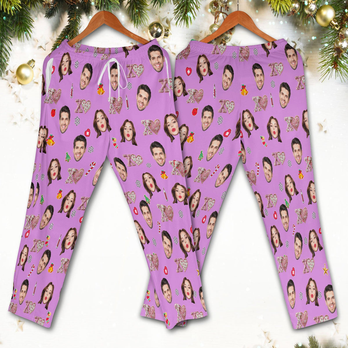 Personalized Photo XOXO Nurse Scrub Set