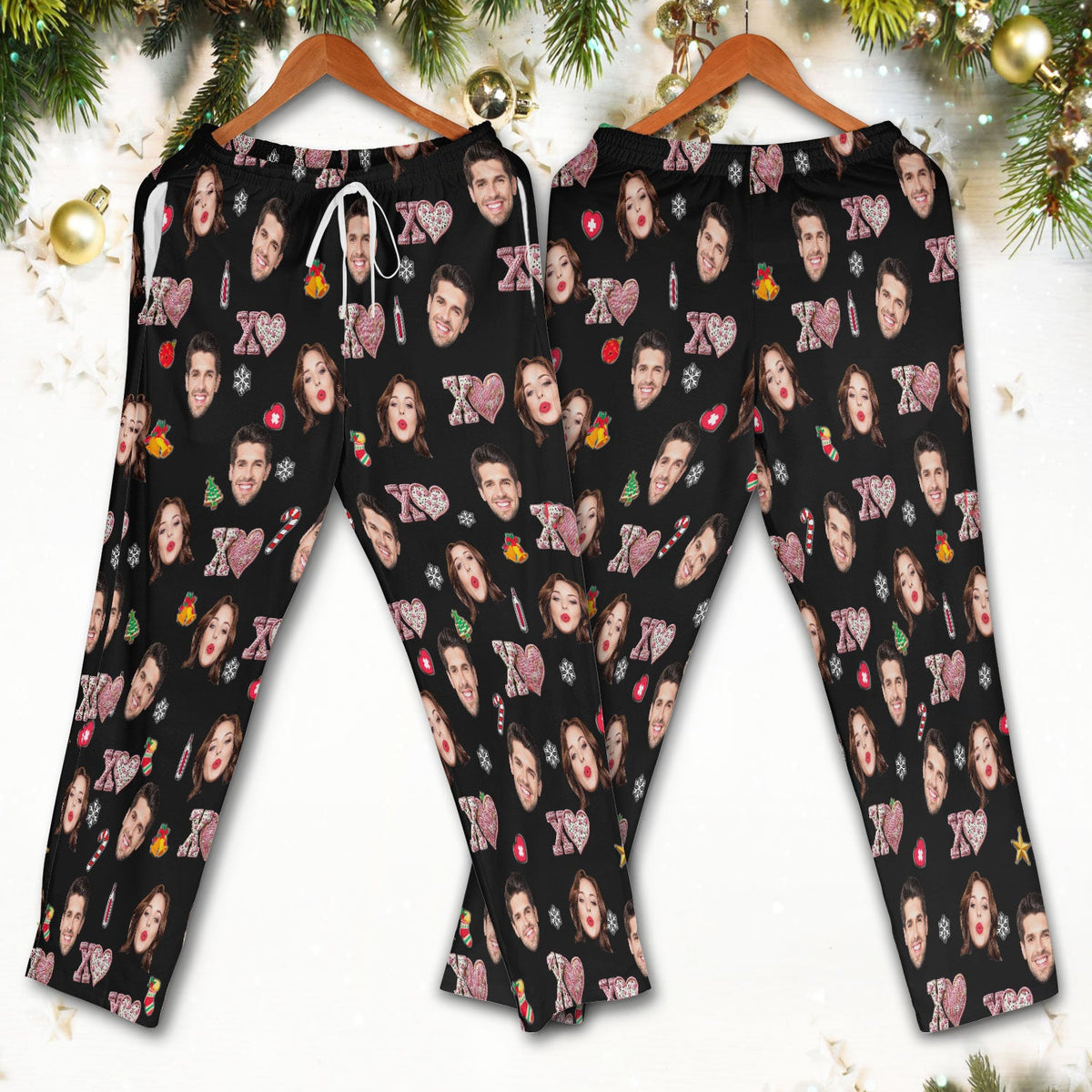 Personalized Photo XOXO Nurse Scrub Set