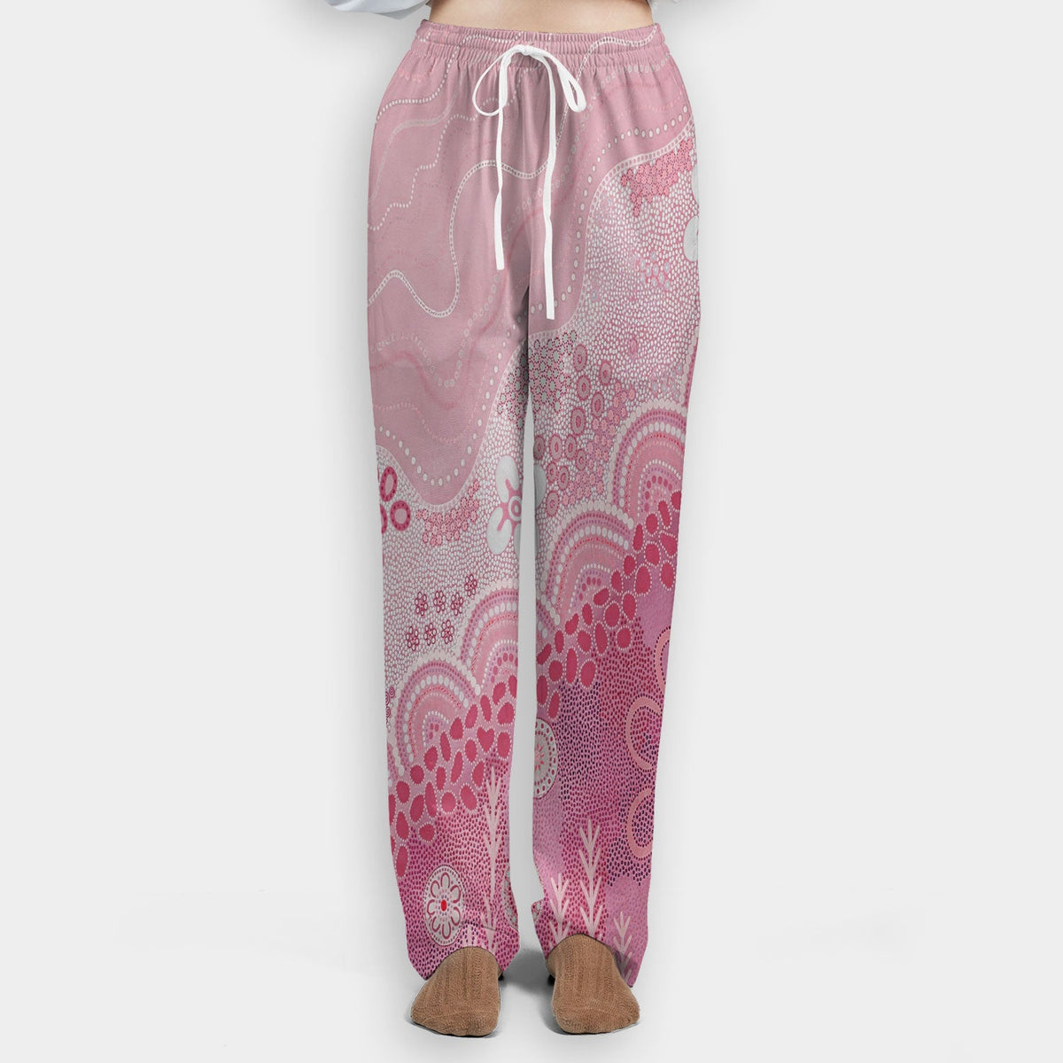Floral Mandala Dot Nurse Scrub Set