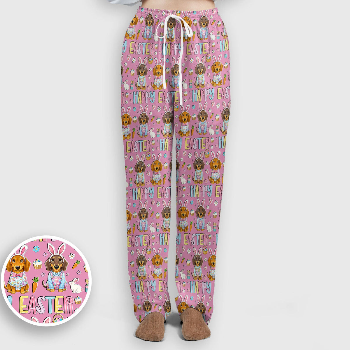 Dachshund Puppy Nurse Scrub Set - Easter Gift