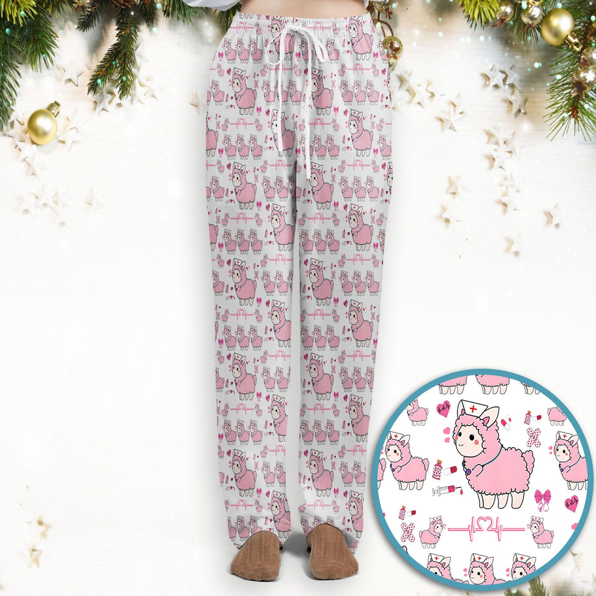 Llama Ain't Got Time For Your Drama Nurse Scrub Set