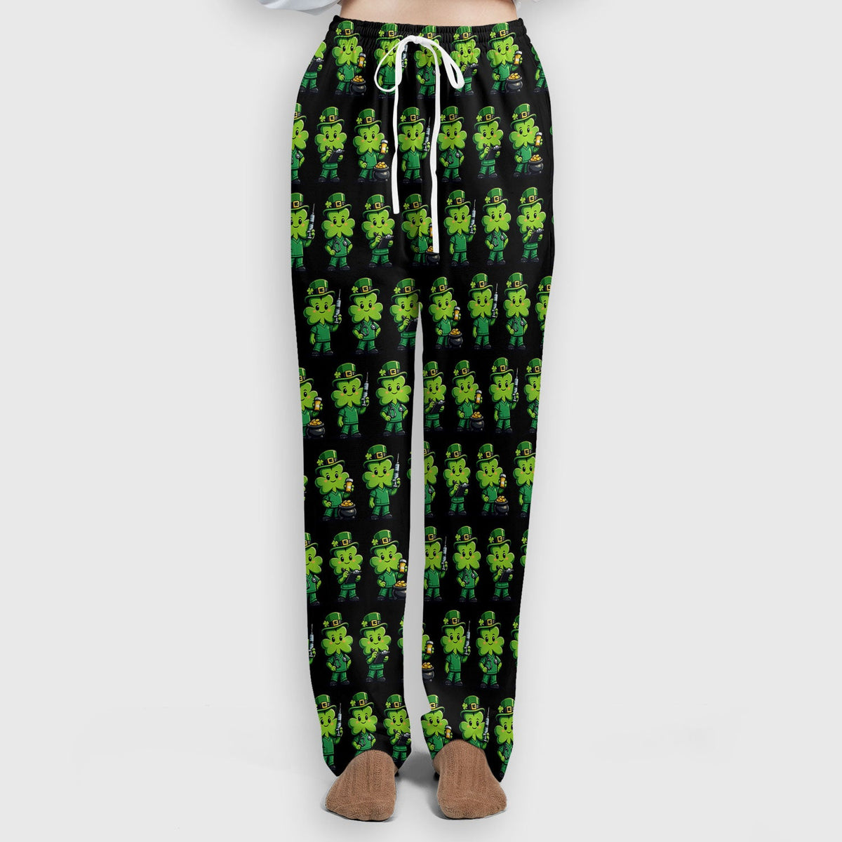 St Patrick Leprechaun Nurse Scrub Set
