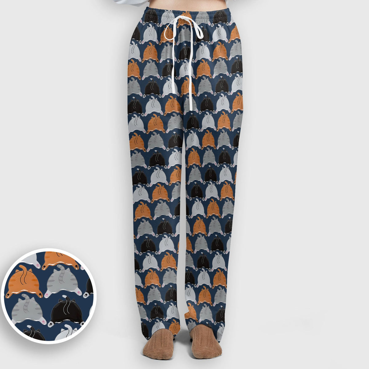 Multicolor Cat Nurse Scrub Set