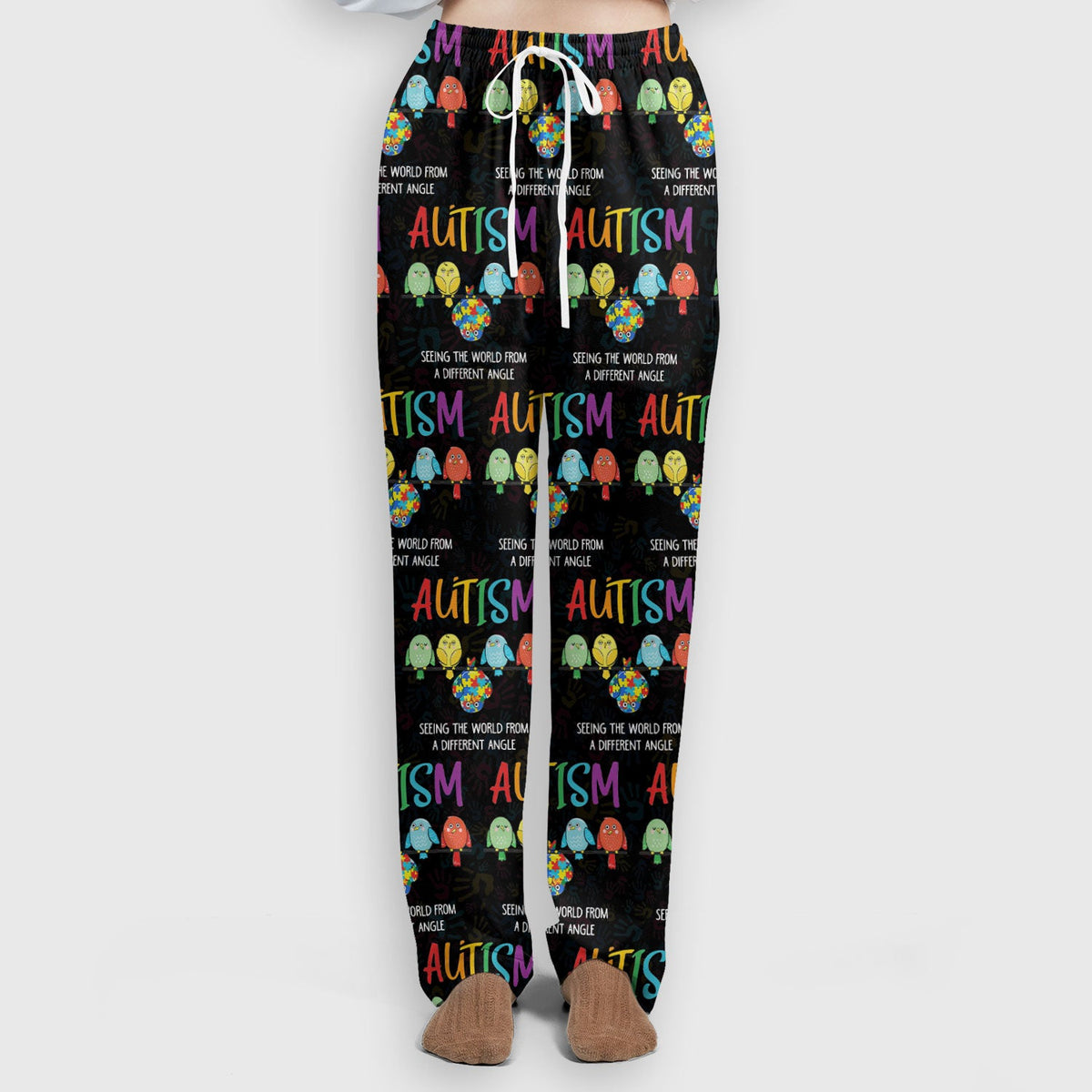 Autism Seeing The World From A Different Angle Nurse Scrub Set