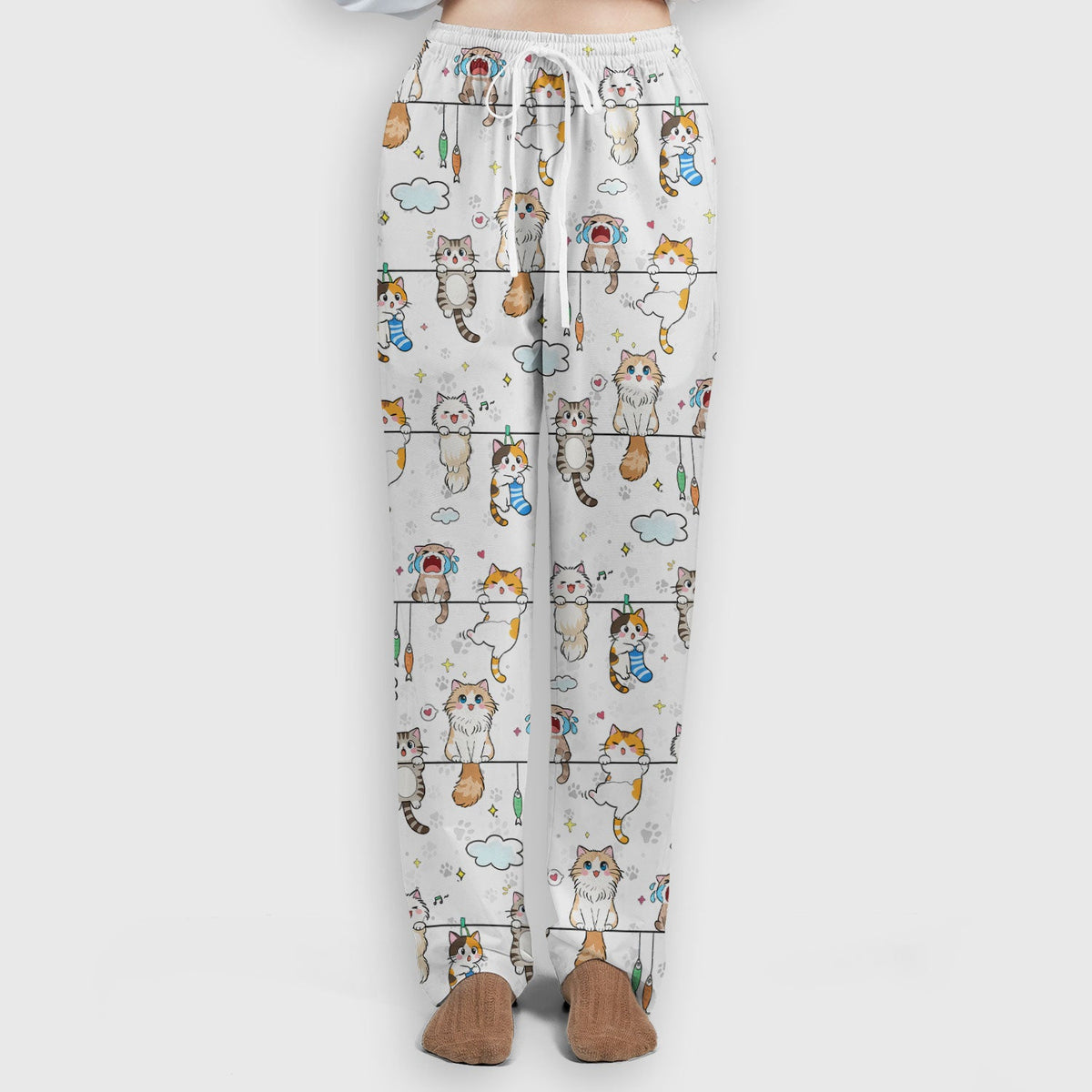 Cats With Cute Expressions Nurse Scrub Set