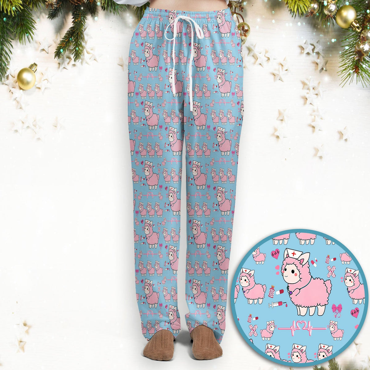 Llama Ain't Got Time For Your Drama Nurse Scrub Set
