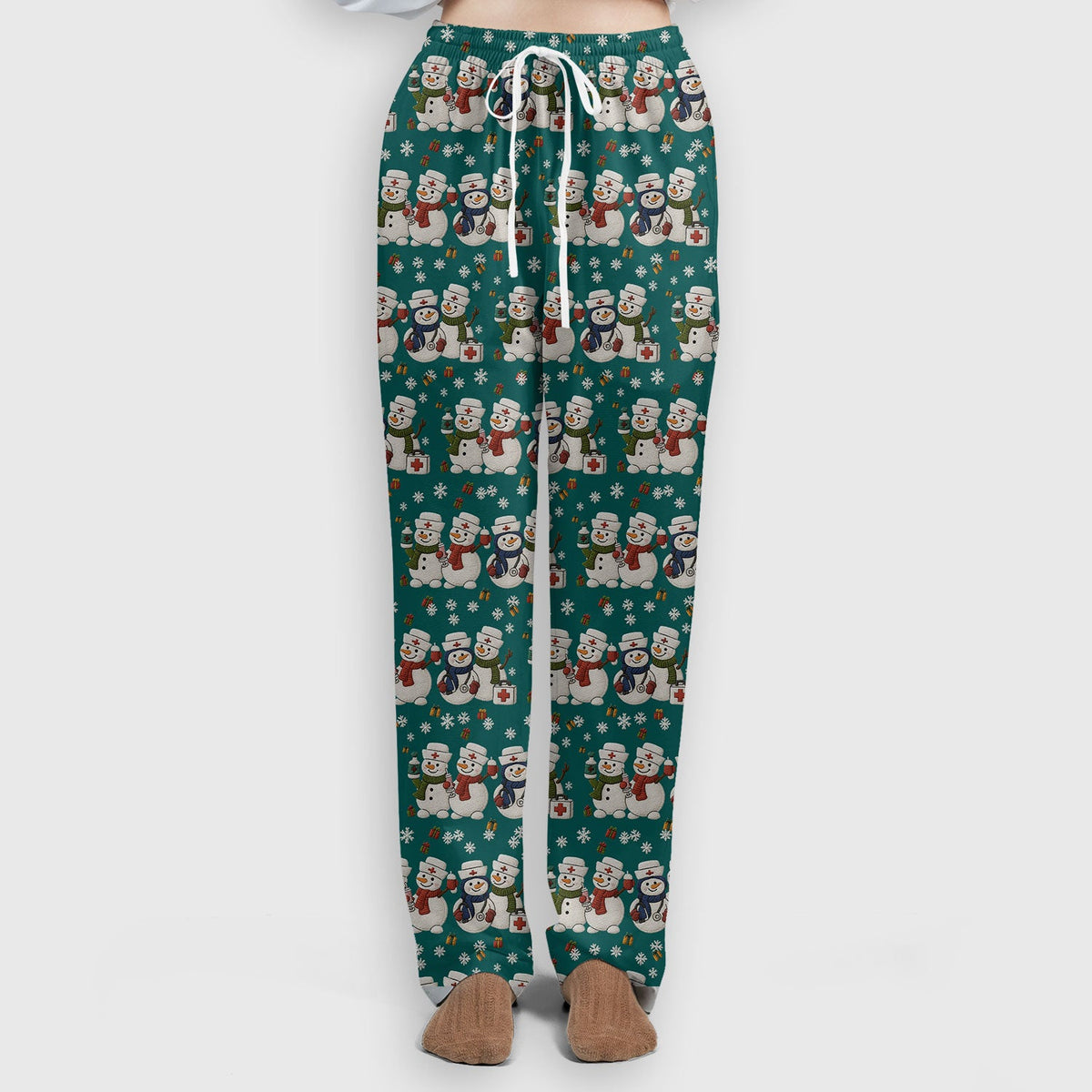 Snowman Nurse Scrub Set - Christmas Gift