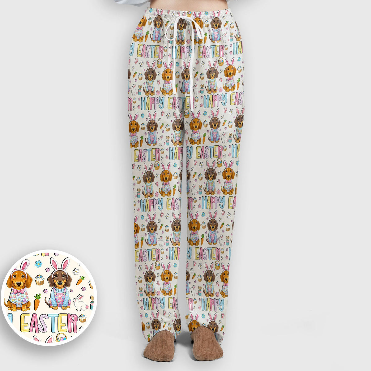 Dachshund Puppy Nurse Scrub Set - Easter Gift