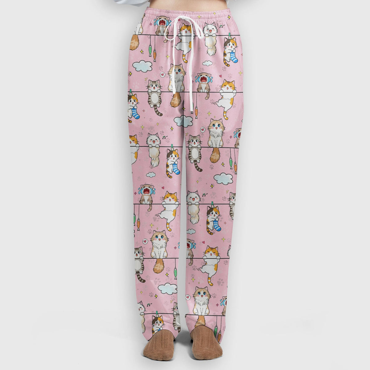 Cats With Cute Expressions Nurse Scrub Set
