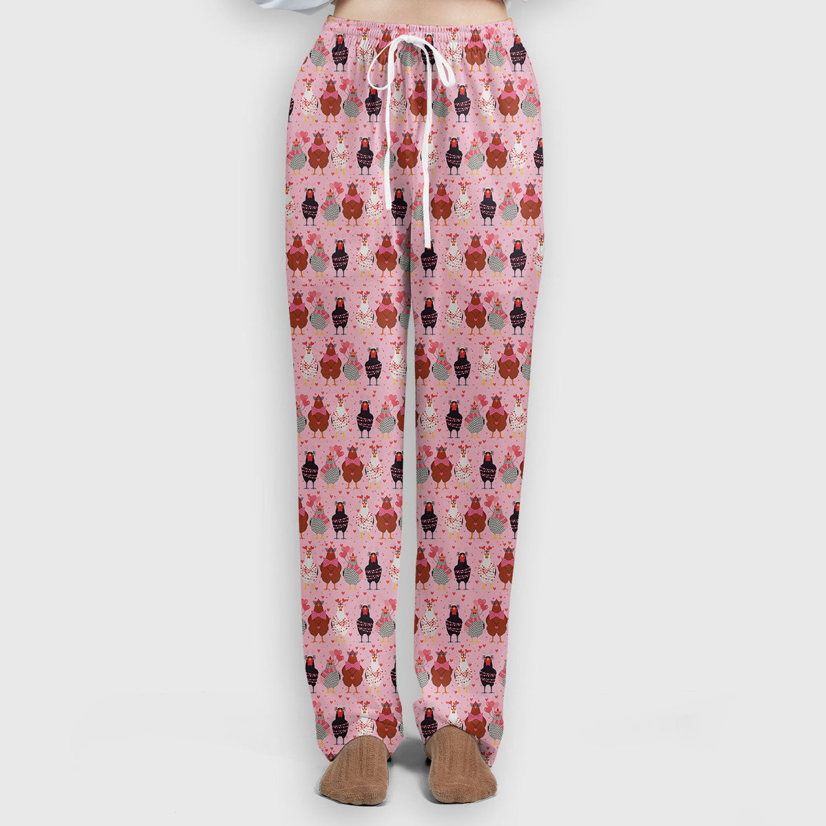 Chicken Valentine Nurse Scrub Set