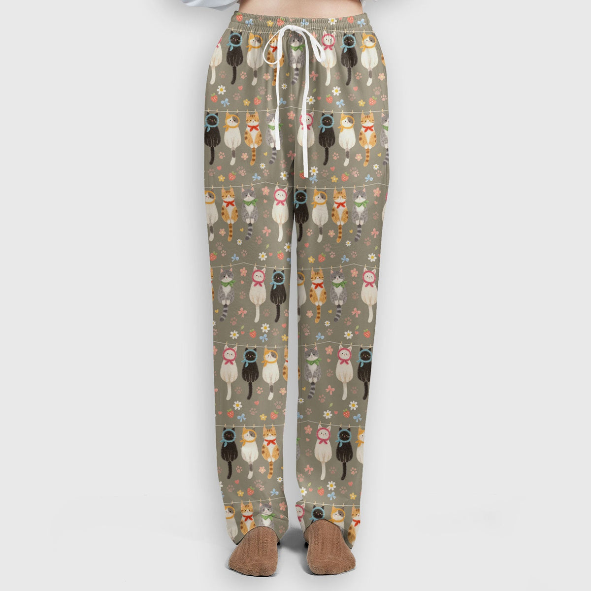 Cat Clothesline Nurse Scrub Set