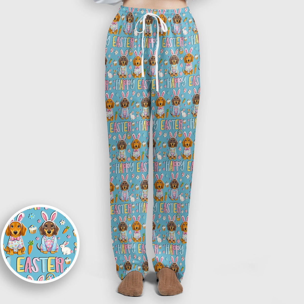 Dachshund Puppy Nurse Scrub Set - Easter Gift