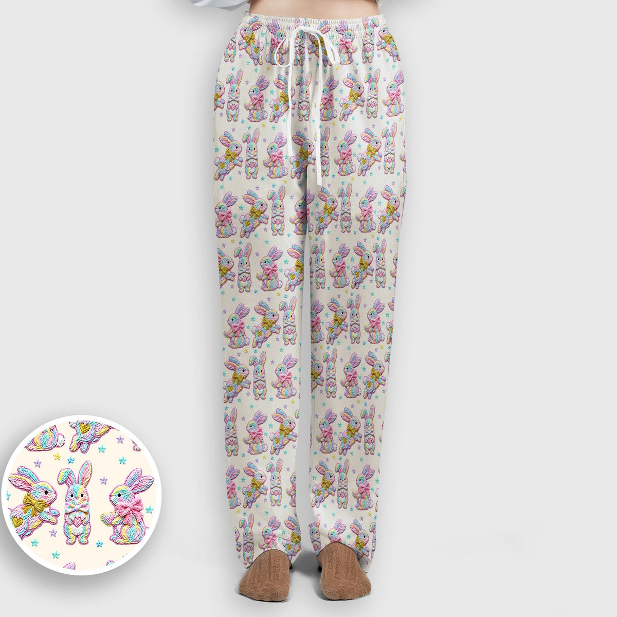 Cartoon Bunny Nurse Scrub Set